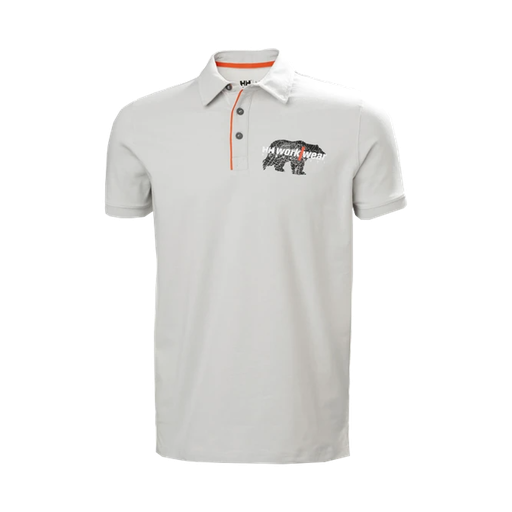 [HH-175] Polo con Logo Talla L 910 Gris Ref.79260