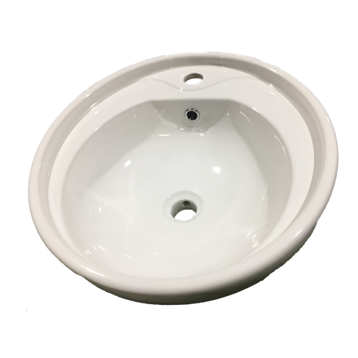 [LAVA-02] Lavabo Sobre Encimera Atlántico Blanco