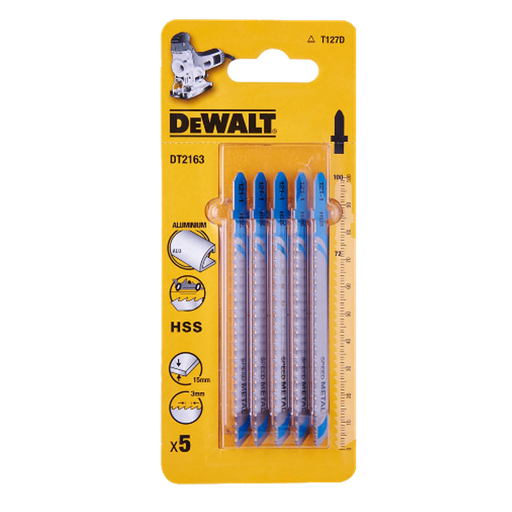 [STAN-360] Hoja de Sierra HSS para Metal y Aluminio 100 mm Paso 3 mm (5 ud) Ref. DT-2163-QZ