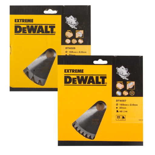 [STAN-P380] Hoja de Sierra Circular para Madera y Plástico 165x2,6 Ø20 mm