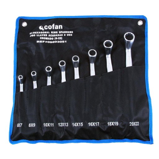 [COFAN-533] Set de 12 Llaves de Estrella Acodadas Ref. 09603053