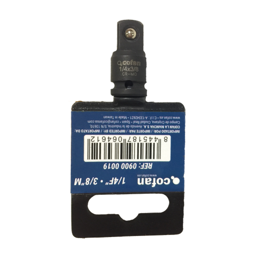 [COFAN-556] Adaptador de Impacto 1/4&quot; a 3/8&quot; Ref. 09000019