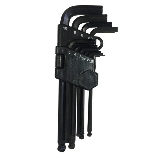 [COFAN-589] Juego de 10 Llaves Hexagonales Allen de Bola Ref. 09508541