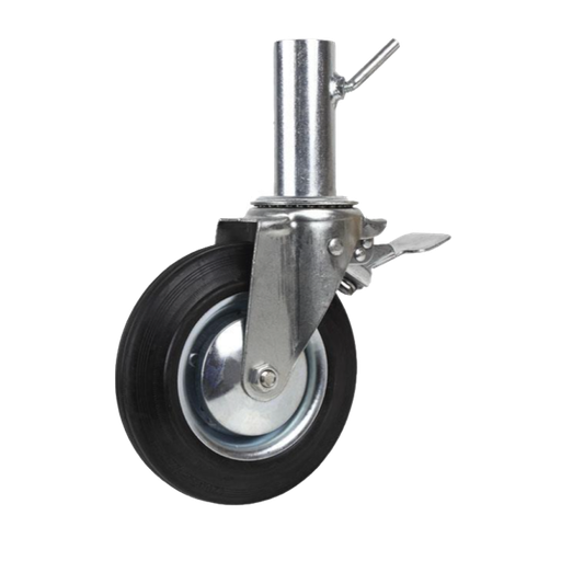 [COFAN-625] Rueda Giratoria de Andamio con Freno Tubo Hembra Ref. 09402750