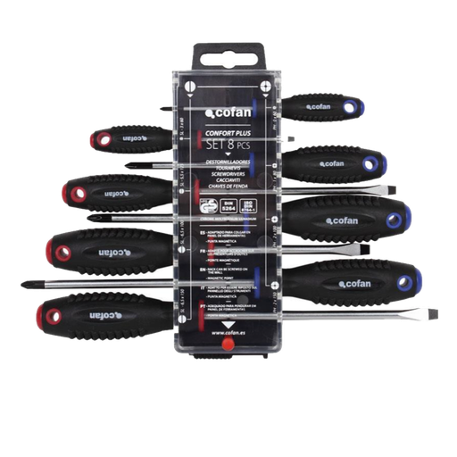 [COFAN-679] Set 4 Destornilladores Planos y 4 Philips Ref. 09506501