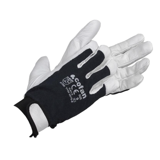 [COFAN-P759] Guante Piel de Vacuno Dorso de Tela con Velcro