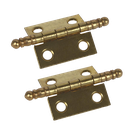 Bisagra de Hierro Latonado Fin Alto (2 ud)