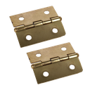 Bisagra de Hierro Latonado (2 ud)