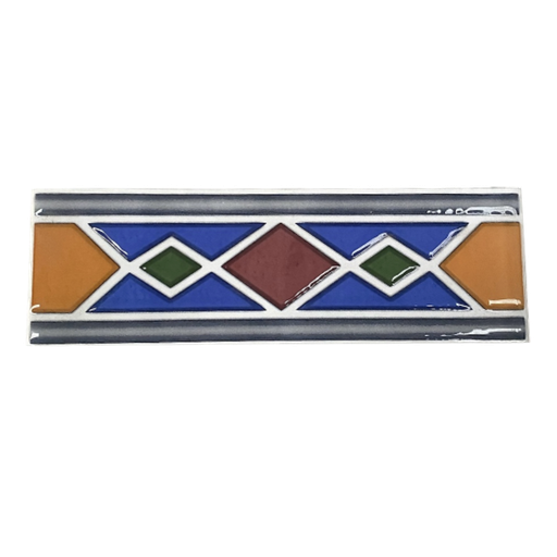 [CEN-49] Pz Cenefa Lirios Blanco 10x31