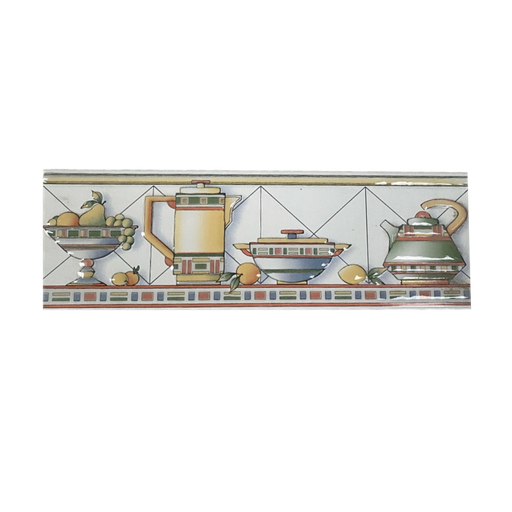 [CEN-48] Pz Cenefa Inca Blanco 10x31