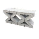 Celosía Mar-Lux 40x20x10 Gris Ref. CE-MAR
