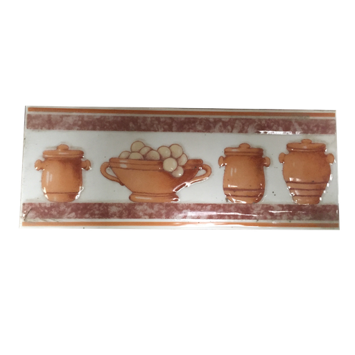 [CEN-82] Pz Cenefa Vetro Beige 12x31