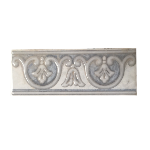 [CEN-144] Pz Cenefa Palma Azul 10x27