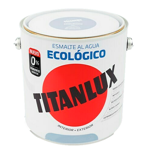 [TITAN-890] Titanlux Esmalte al agua Ecológico Blanco Satinado 4 Litros