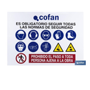 Cartel de Obra en Glasspack 100x700 Ref. 21201003