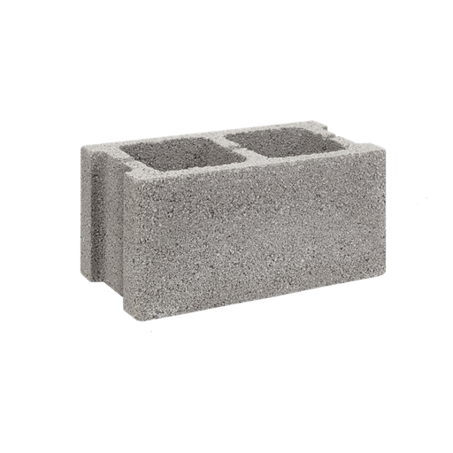 [PRE-LO03] Bloque Liso Gris Hidrófugo 39x19x19