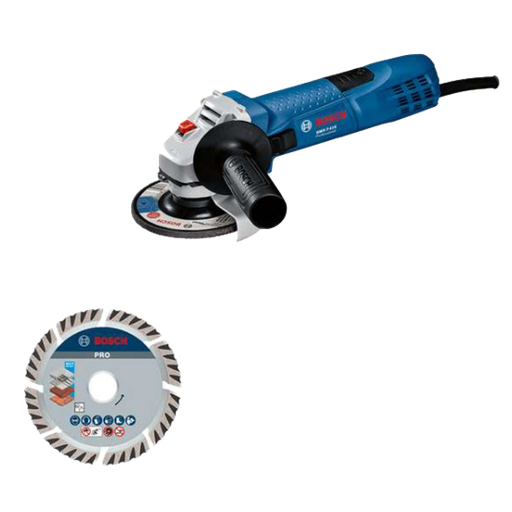 [BOSCH-365] Mini Amoladora GWS 7-115 + Disco diamantado 115 mm Ref. 0.615.A50.041