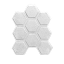Pz Baldosa Hexagonal 27x22 Blanca Ref. 9HEX