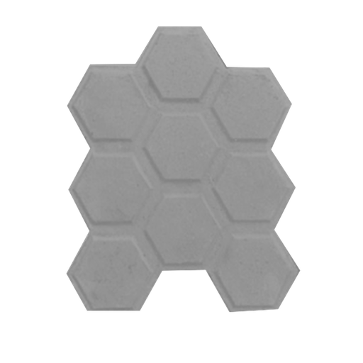 [TER-116] Pz Baldosa Hexagonal Gris