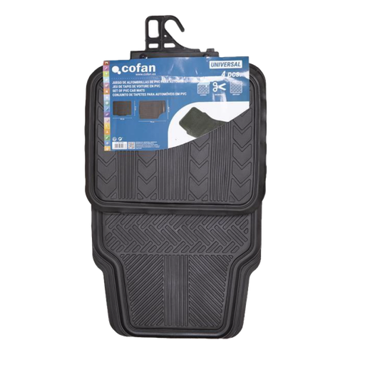 [COFAN-1178] Juego de 4 Alfombrillas de PVC para Automovil Ref. 03501001