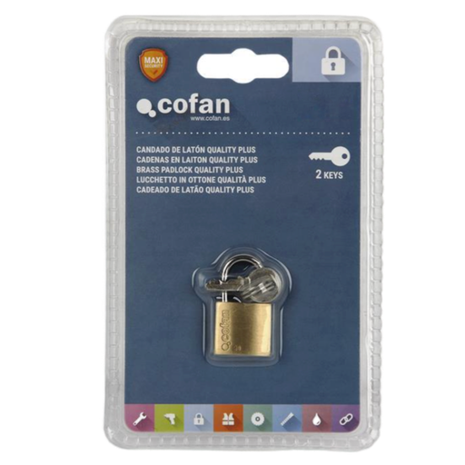 [COFAN-P1316] Candado de Latón Quality Plus