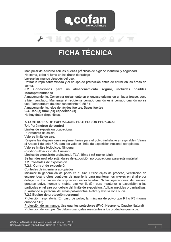 Bote Polvo Azul Trazador 250 grs Fihca Técnica 3