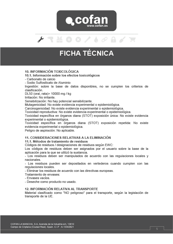 Bote Polvo Azul Trazador 250 grs Fihca Técnica 5