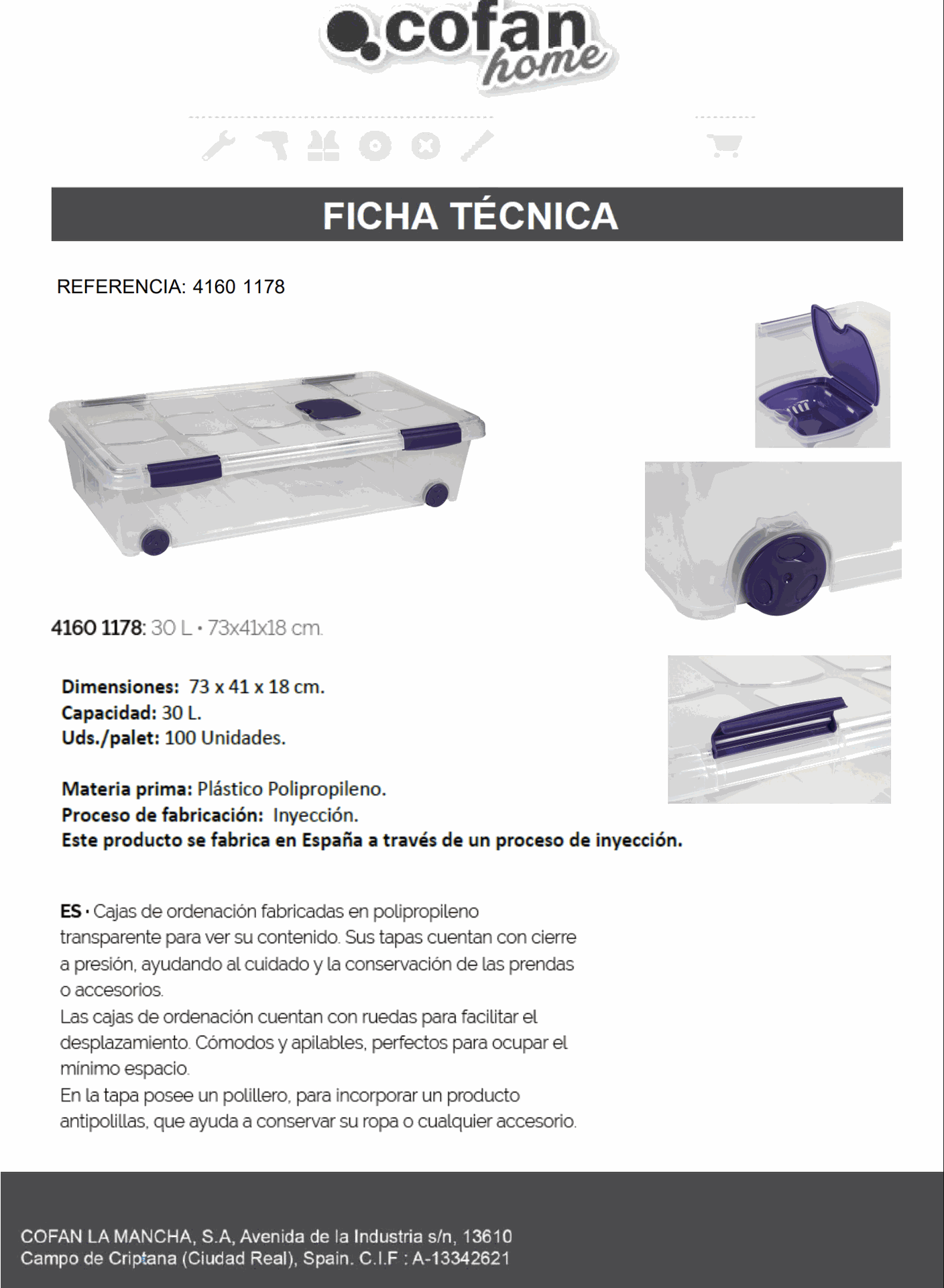 Ficha Técnica de Abrazadera Metálica Banda 9-12 mm