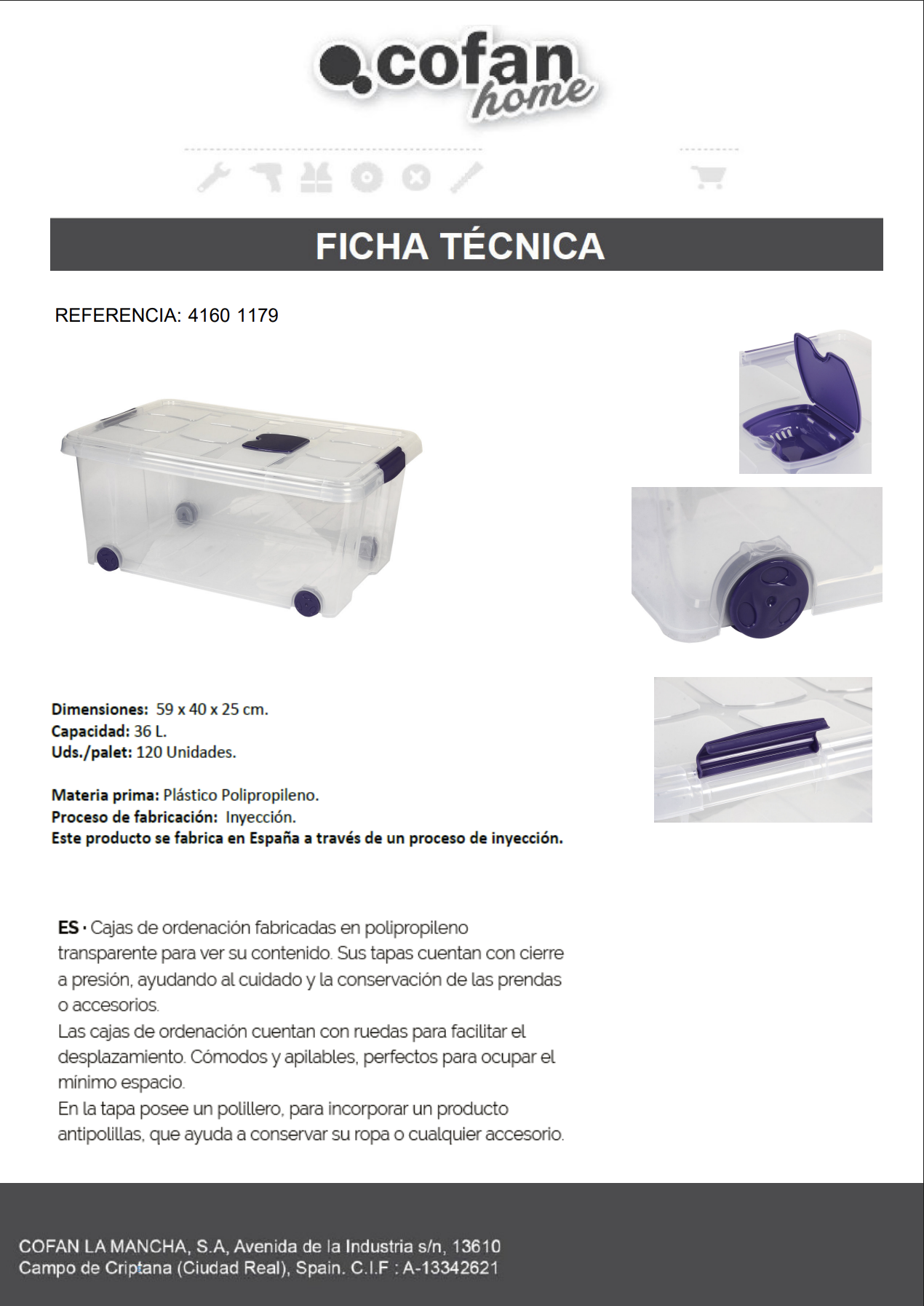 Ficha Técnica de Abrazadera Metálica Banda 9-12 mm