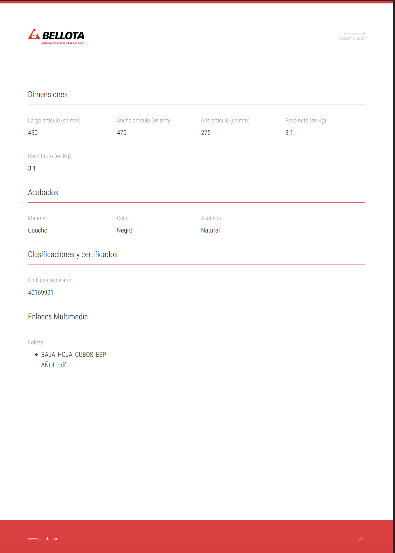 Despiece de Amoladora a Batería Li-Ion 18 V 115 mm Ref. 50003204