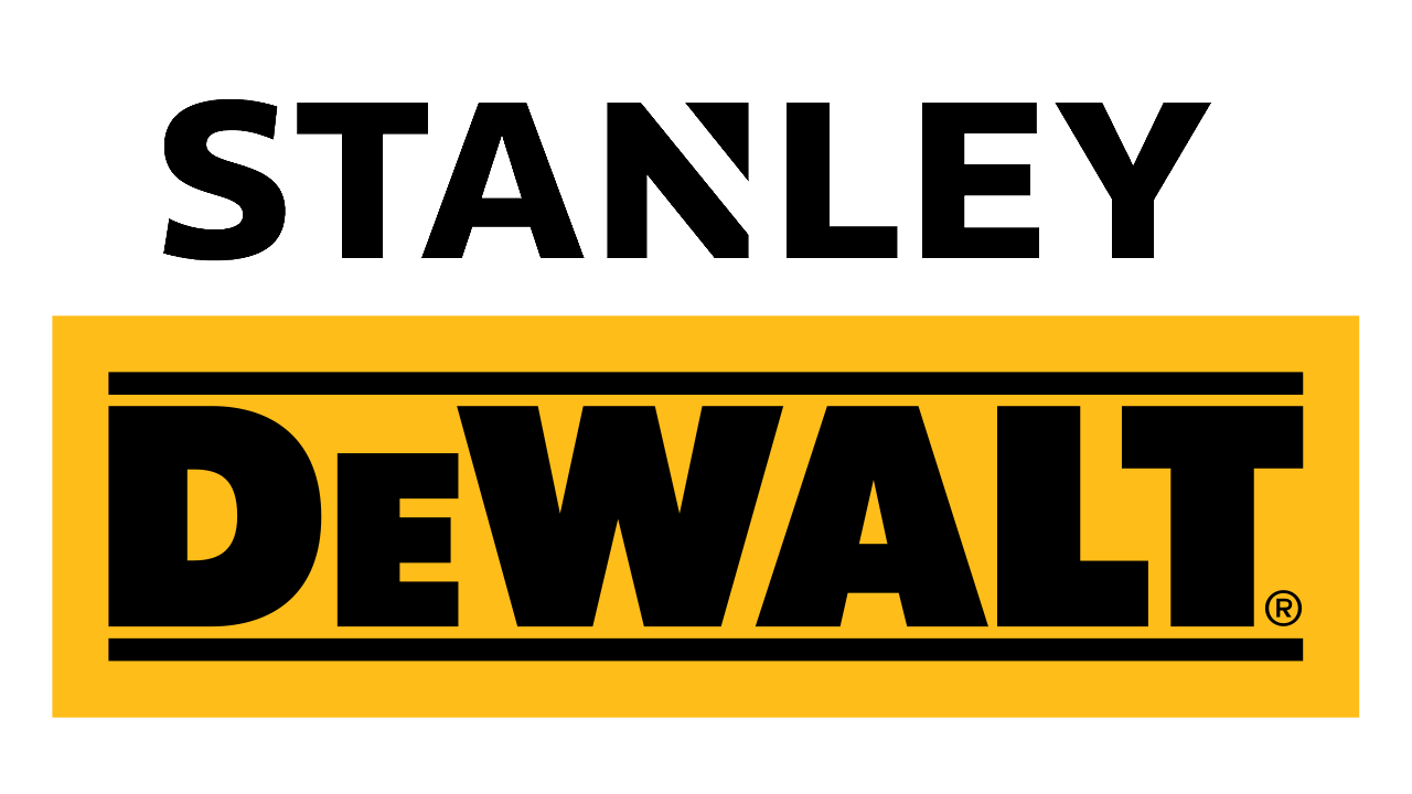 Logos de Stanley y Dewalt