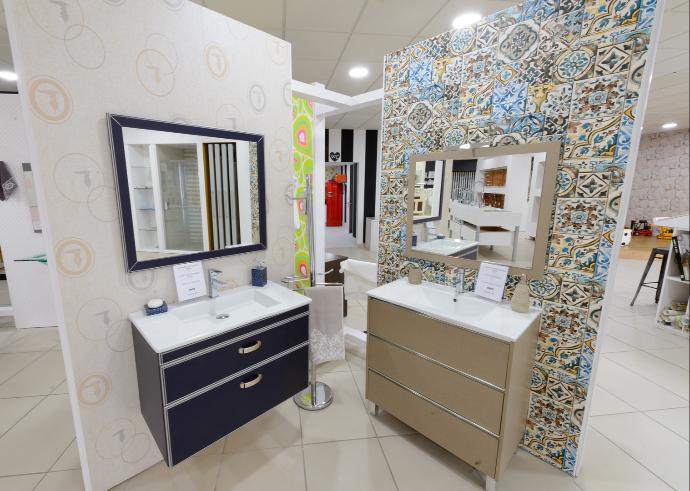 Exposición Incera - Muebles de Baño Sala de exposición en Grupo Incera : Mueble de Baño suspendido y con patas