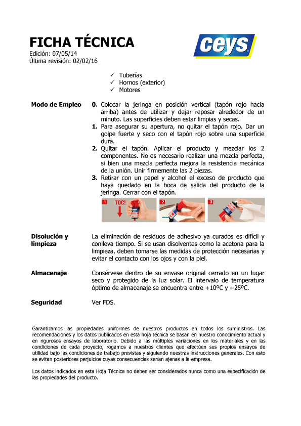 Adhesivo PVC Presión Ficha Técnica 2