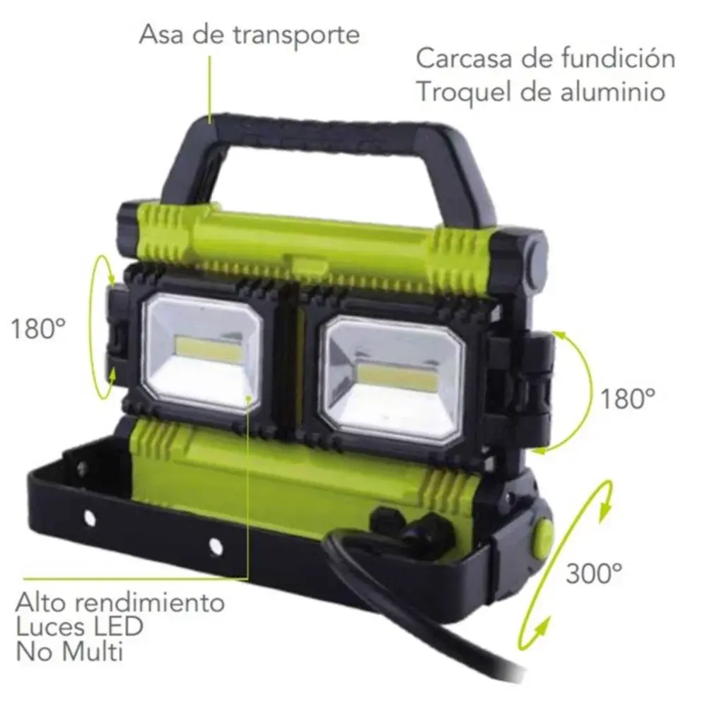 Luz de Trabajo Led Multidereccional 50W Ref. LW50BG2 2.webp