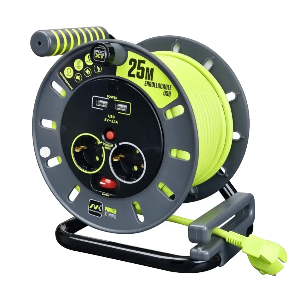 Enrollacable 25 mt Con USB Ref. OME25162USL 1.webp