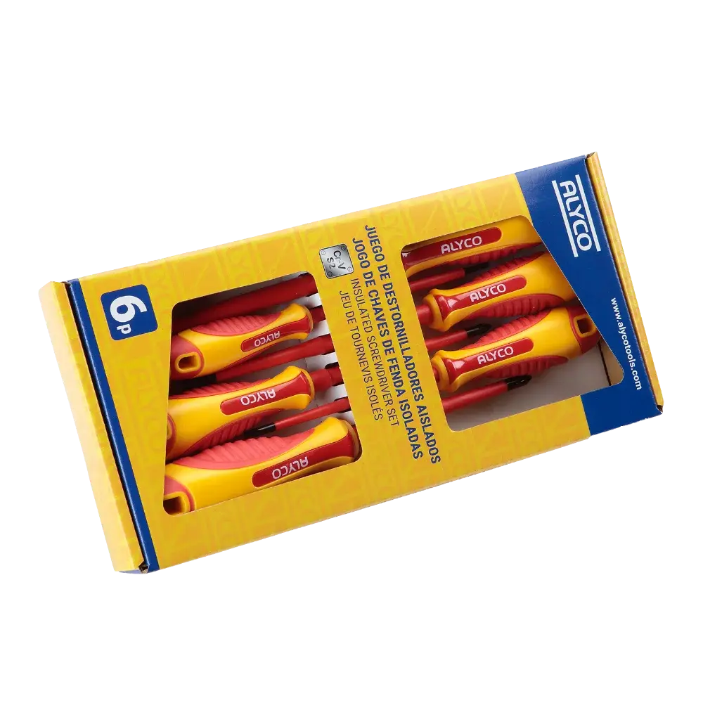 Juego de 6 Destornilladores Aislados 1000 V.webp