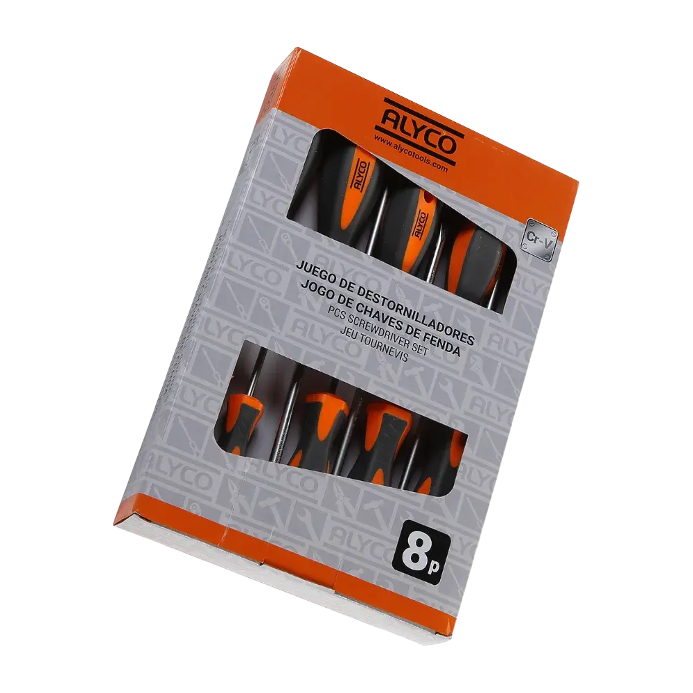 Juego de 8 Destornilladores Orange.webp