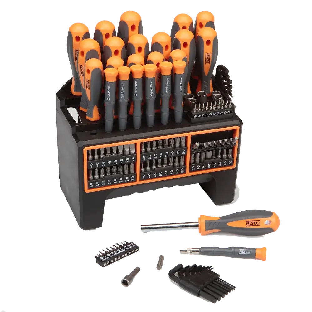 Juego de Destornilladores 114 Piezas Orange.webp