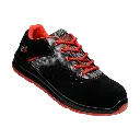 Zapato ANILA Rojo Piel Serraje No Metálico S1.webp