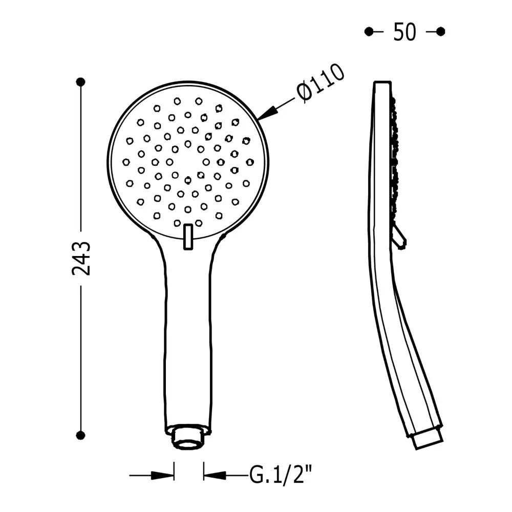 Maneral de Abs para Ducha con 5 Tipos de Chorro Ref.29963106.webp