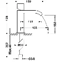 Monomando para Lavabo Cuadro-Tres Cromado Ref. 00610102.webp