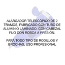 Alargador Aluminio Laminado con Cabezal Fijo