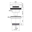 Valvula Click-Clack con Tapón Grande 63 mm Ref. 65005001