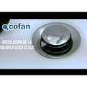 Valvula Click-Clack con Tapón Grande 63 mm Ref. 65005001