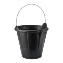 Cubo de Caucho Industrial con Pico 12 Litros Ref. BKCIND12BM