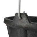 Cubo de Caucho Industrial con Pico 12 Litros Ref. BKCIND12BM