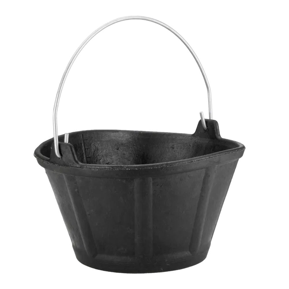 Cubo de Caucho Italiano 10 Litros Ref. BKC10BM