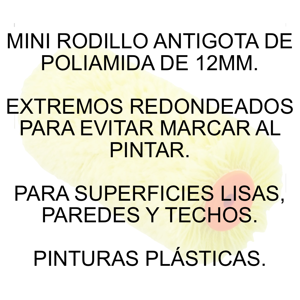 Minirodillo Fachadas Midium poliamida D/30 11cm Ref. 24612