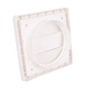 Rejilla de Ventilación Redonda ABS Blanco