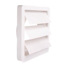 Rejilla de Ventilación Redonda ABS Blanco